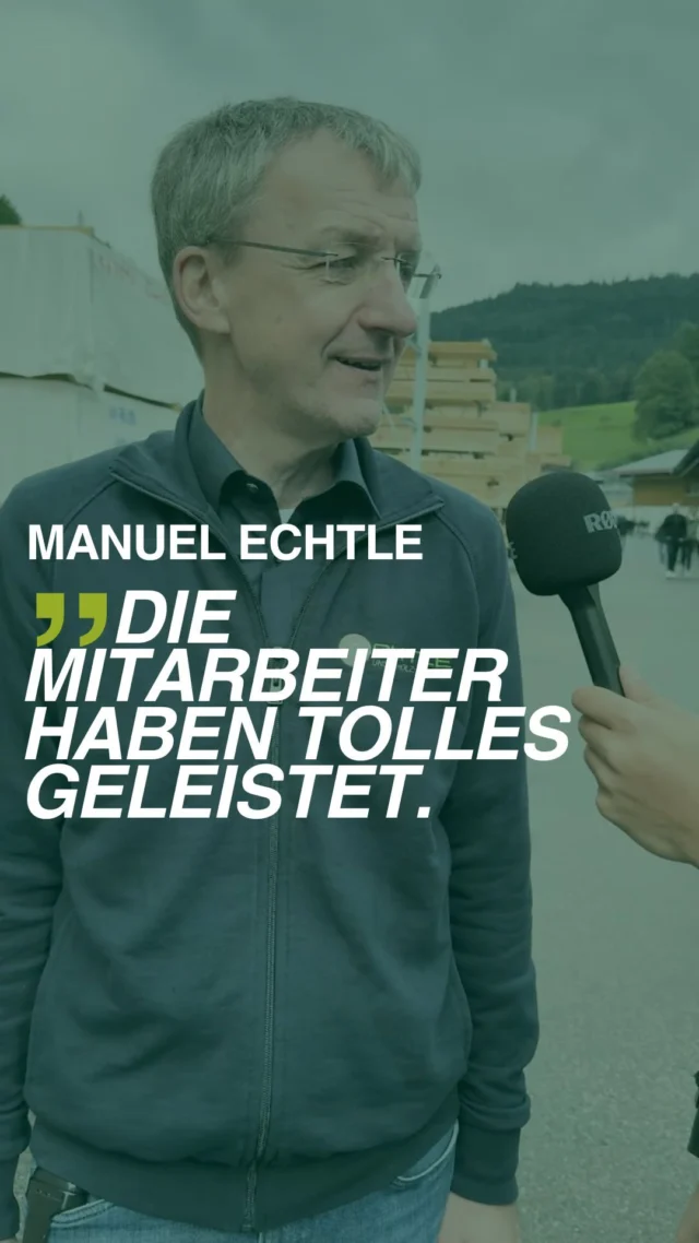 Manuel Echtle über den erfolgreichen Tag der offenen Tür

Geschäftsführer Manuel Echtle freut sich über den Erfolg des Tages der offenen Tür bei Echtle. Besonders stolz ist er auf seine Mitarbeiter, die an diesem Tag gute Arbeit geleistet haben.

#TagDerOffenenTür #Echtle #Holztechnik #Nordrach #Familienfest #Innovation